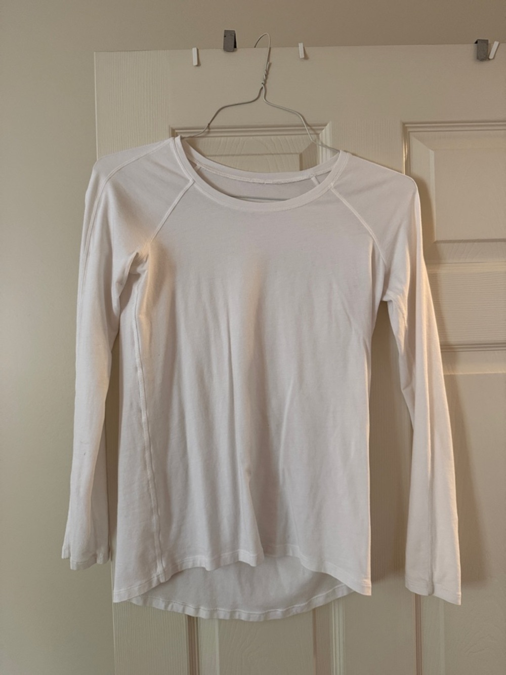 lululemon athletica White Long Sleeve Crew Top